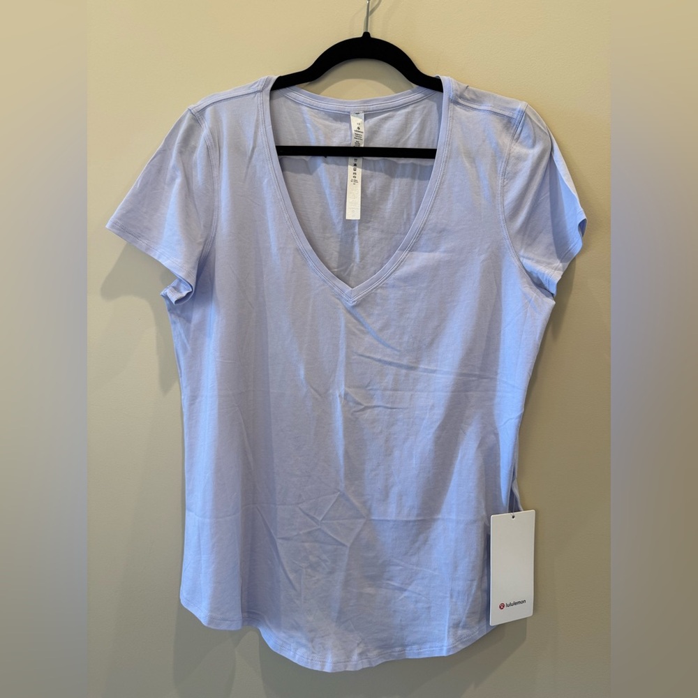 NWT Lululemon Light Blue V-Neck Women's Top